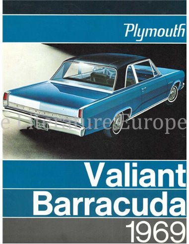 1969 PLYMOUTH BARRACUDA BROCHURE DUTCH