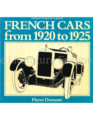 FRENCH CARS FROM 1920 TO 1925