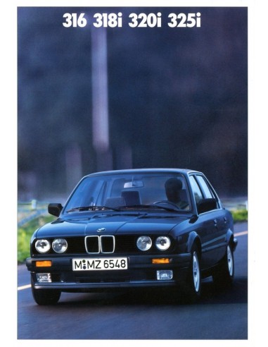 1987 3 SERIE SEDAN BROCHURE NEDERLANDS