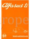 1977 ALFA ROMEO ALFASUD TI OWNERS MANUAL DUTCH