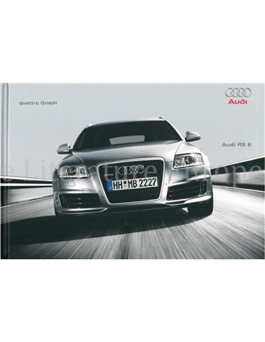 2007 AUDI RS6 AVANT HARDCOVER BROCHURE ENGELS