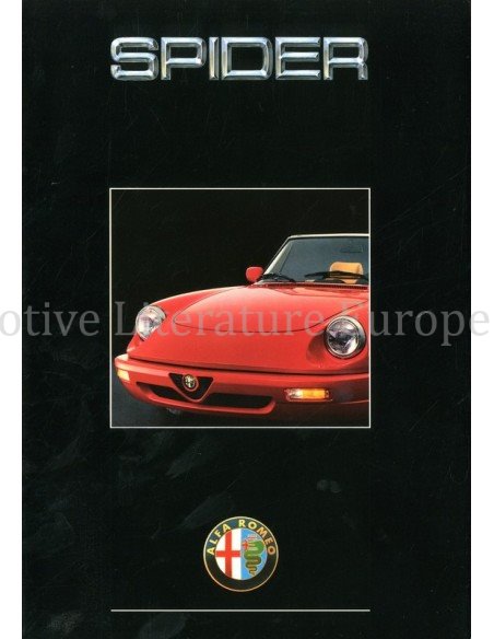 1990 ALFA ROMEO SPIDER PROSPEKT ITALIENISCH