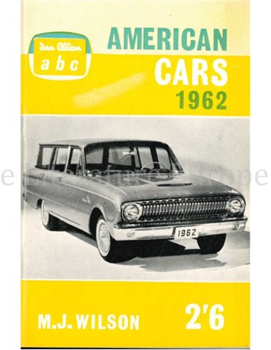 AMERICAN CARS 1962