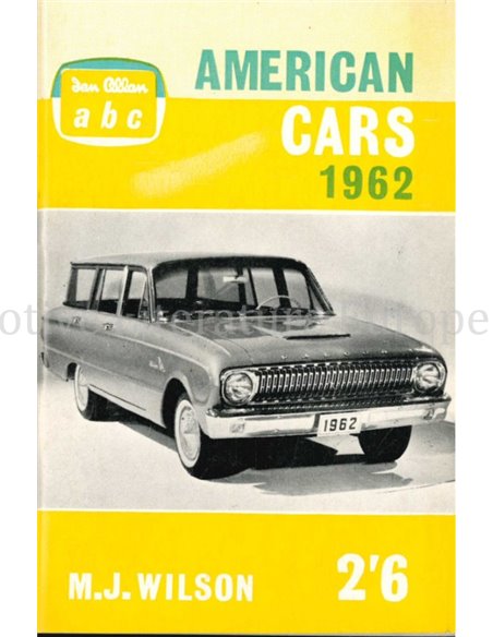 AMERICAN CARS 1962
