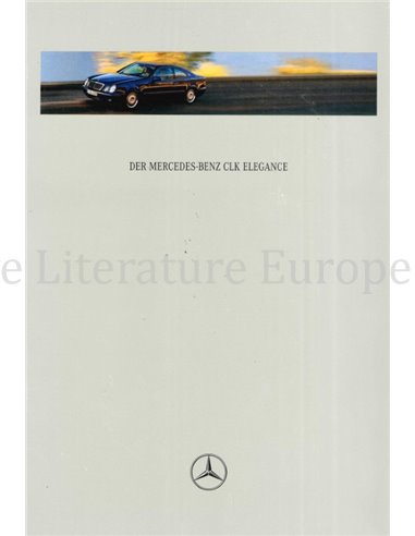 1997 MERCEDES BENZ CLK BROCHURE GERMAN