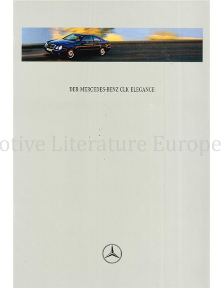 1997 MERCEDES BENZ CLK BROCHURE GERMAN