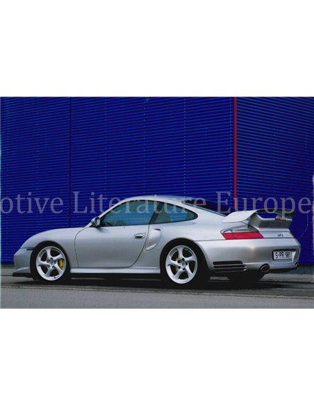 2001 PORSCHE 911 GT2 PRESSEMAPPE ENGLISCH