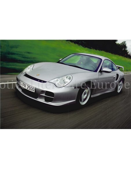 2001 PORSCHE 911 GT2 PRESSEMAPPE ENGLISCH