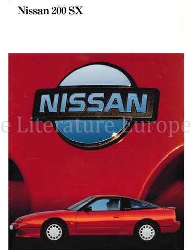 1989 NISSAN 200SX BROCHURE DUITS