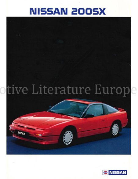 1990 NISSAN 200SX BROCHURE DUITS