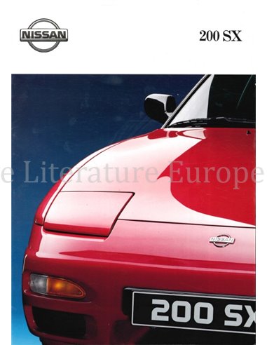 1992 NISSAN 200SX BROCHURE DUITS