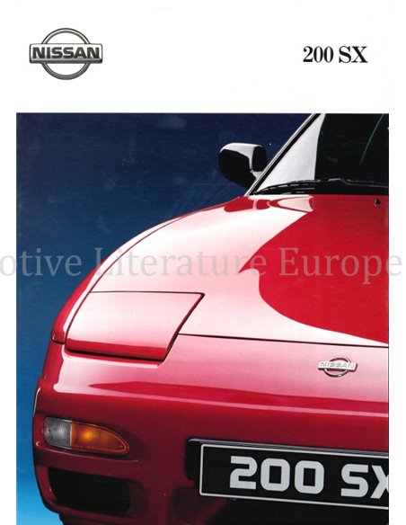 1992 NISSAN 200SX BROCHURE DUITS