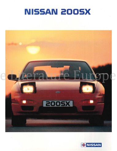 1991 NISSAN 200SX BROCHURE DUITS