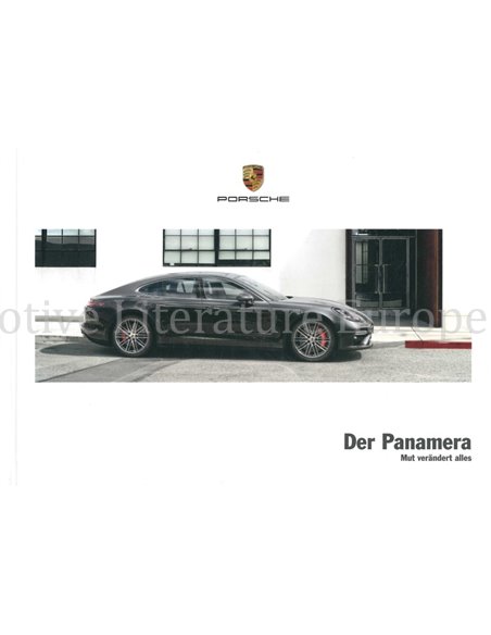 2018 PORSCHE PANAMERA HARDBACK BROCHURE GERMAN