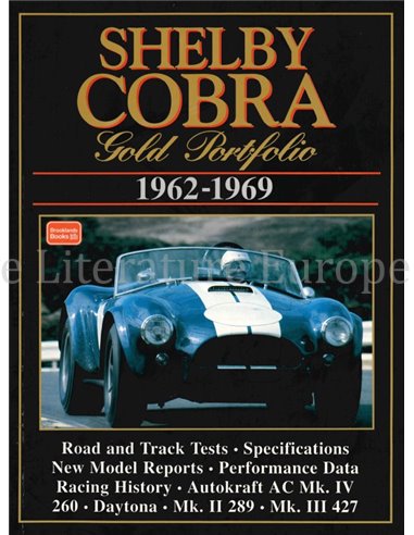 SHELBY COBRA GOLD PORTFOLIO 1962 - 1969 (BROOKLANDS)