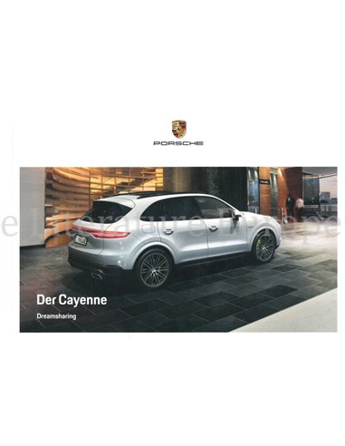 2019 PORSCHE CAYENNE HARDCOVER PROSPEKT DEUTSCH