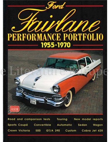 FORD FAIRLANE PERFORMANCE PORTFOLIO 1955-1970 (BROOKLANDS)