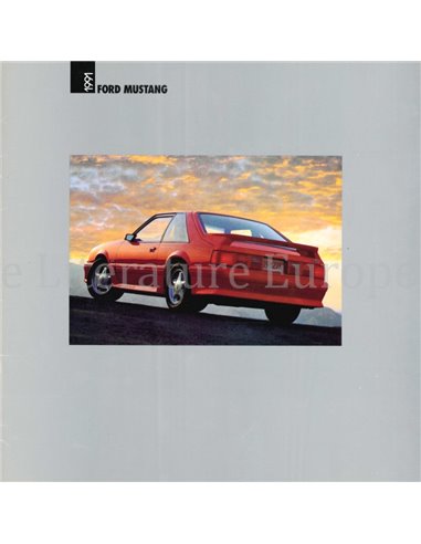 1991 FORD MUSTANG PROSPEKT ENGLISCH (USA)