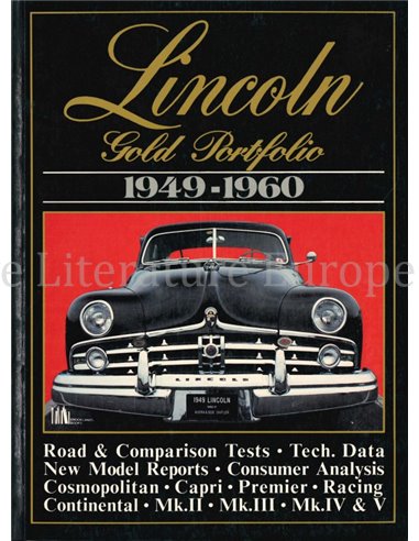 LINCOLN GOLD PORTFOLIO 1949 - 1960  (BROOKLANDS)