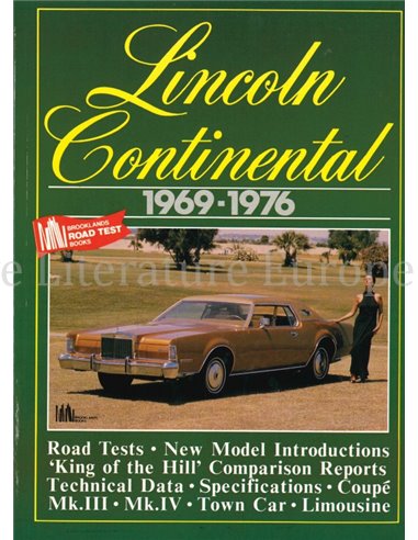 LINCOLN CONTINENTAL 1969 - 1976  (BROOKLANDS)