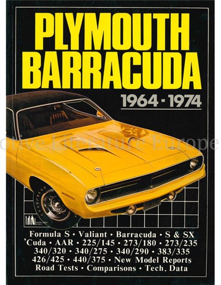 PLYMOUTH BARRACUDA 1964 - 1974  (BROOKLANDS)