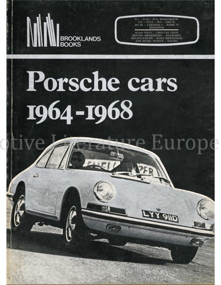 PORSCHE CARS 1964-1968 (BROOKLANDS)