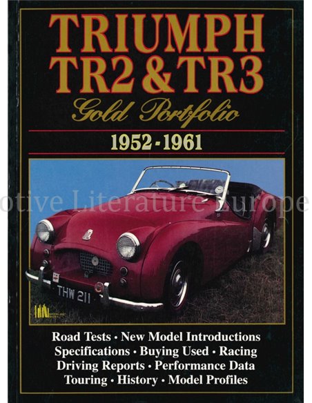 TRIUMPH TR2 & TR3 GOLD PORTFOLIO 1952-1961  (BROOKLANDS)