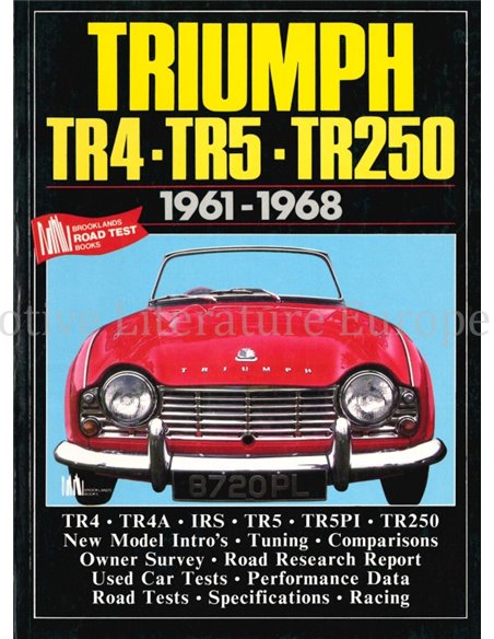 TRIUMPH TR4, TR5, TR250: 1961-1968  (BROOKLANDS)