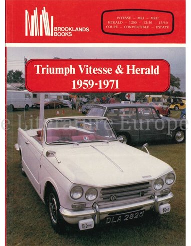 TRIUMPH VITESSE & HERALD 1959 - 1971  (BROOKLANDS)