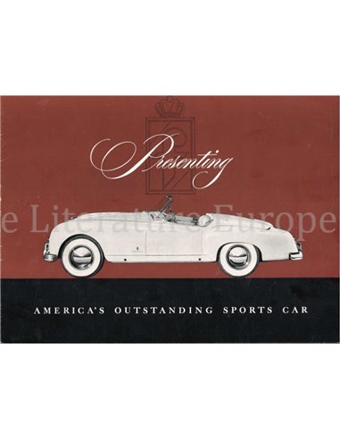 1953 NASH HEALEY CONVERTIBLE | LE MANS HARDTOP BROCHURE ENGELS