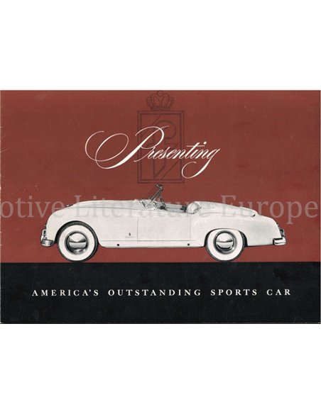 1953 NASH HEALEY CONVERTIBLE | LE MANS HARDTOP BROCHURE ENGELS