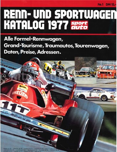 RENN- UND SPORTWAGEN KATALOG 1977 (SPORT AUTO)