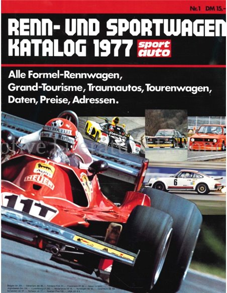 RENN- UND SPORTWAGEN KATALOG 1977 (SPORT AUTO)