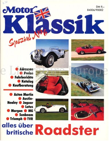 ALLES ÜBER BRITISCHE ROADSTER (MOTOR KLASSIK SPEZIAL No.6)