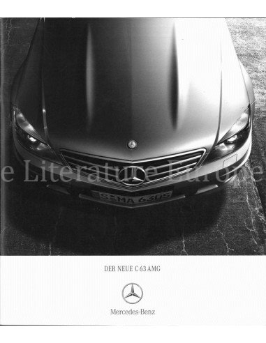 2007 MERCEDES BENZ C KLASSE C 63 AMG BROCHURE DUITS