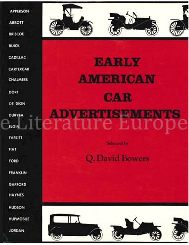 EARLY AMERICAN CAR ADVERTISEMENTS