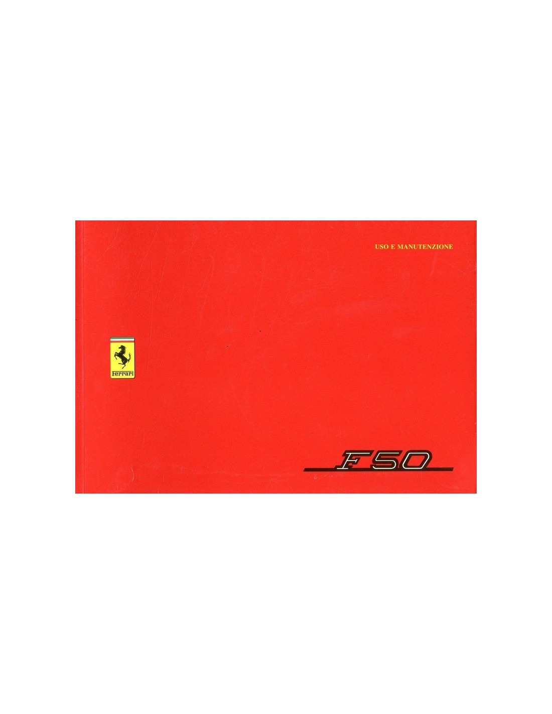 1995 Ferrari F50 Owners Manual Handbook 103495