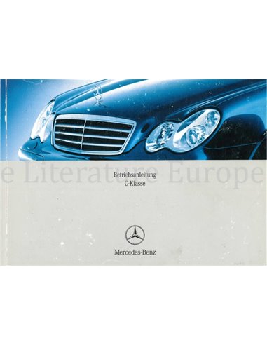 2005 MERCEDES BENZ C KLASSE BETRIEBSANLEITUNG DEUTSCH