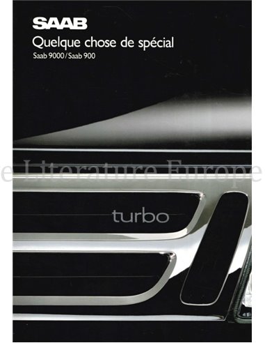 1988 SAAB 900 | 9000 BROCHURE FRANS