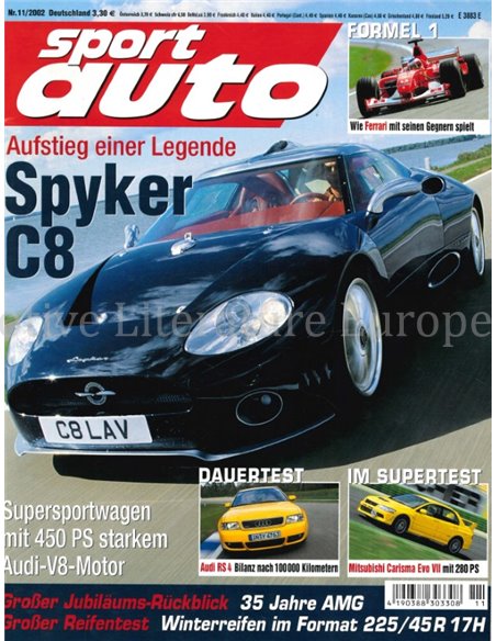 2002 SPORT AUTO MAGAZIN 11 DEUTSCH