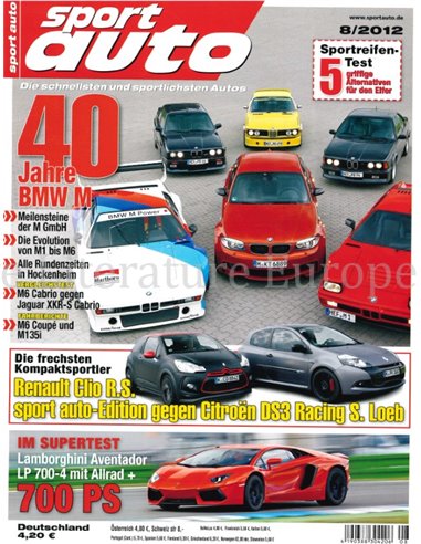 2012 SPORT AUTO MAGAZIN 08 DEUTSCH