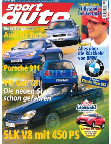 1997 SPORT AUTO MAGAZINE 12 DUITS