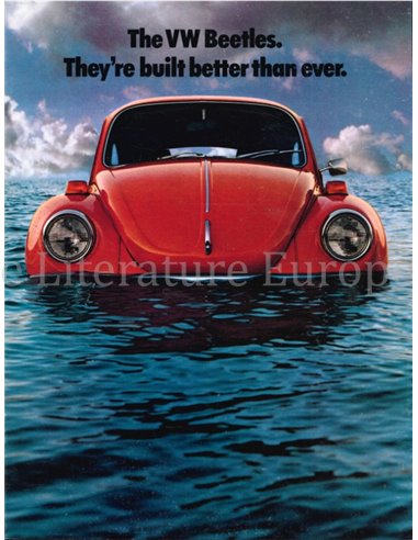 1974 VOLKSWAGEN BEETLE | SUPER BEETLE BROCHURE ENGELS (US)