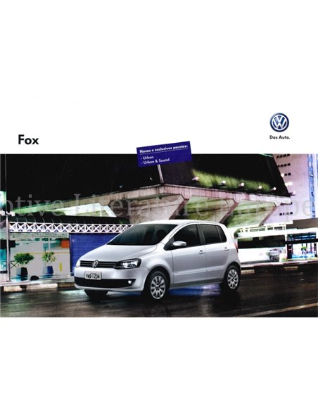 2014 VOLKSWAGEN FOX BROCHURE PORTUGUESE (BR)