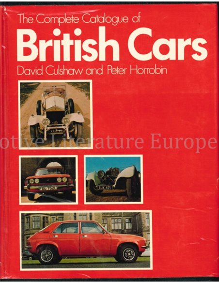 THE COMPLETE CATALOGUE OF BRITISH CARS