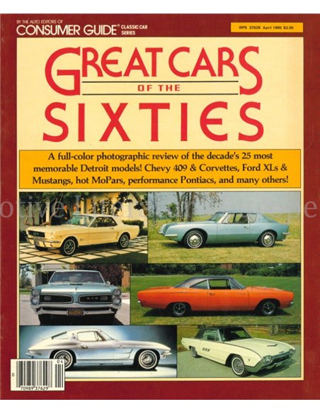 GREAT CARS OF THE SIXTIES (CONSUMER GUIDE)