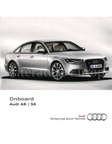 2014 AUDI A6 | S6 BETRIEBSANLEITUNG (ONBOARD) MEHRSPRACHIG