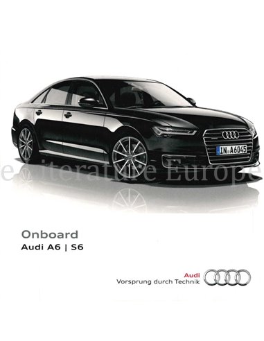 2014 AUDI A6 | S6 BETRIEBSANLEITUNG (ONBOARD) MEHRSPRACHIG