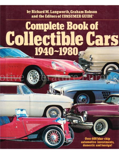 COMPLETE BOOK OF COLLECTIBLE CARS 1940 - 1980 (CONSUMER GUIDE)