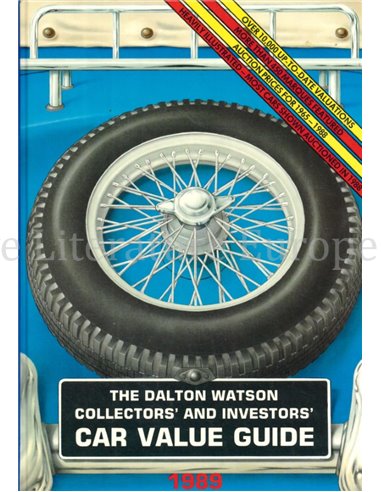 THE DALTON WATSON COLLECTORS' AND INVESTORS' CAR VALUE GUIDE 1989